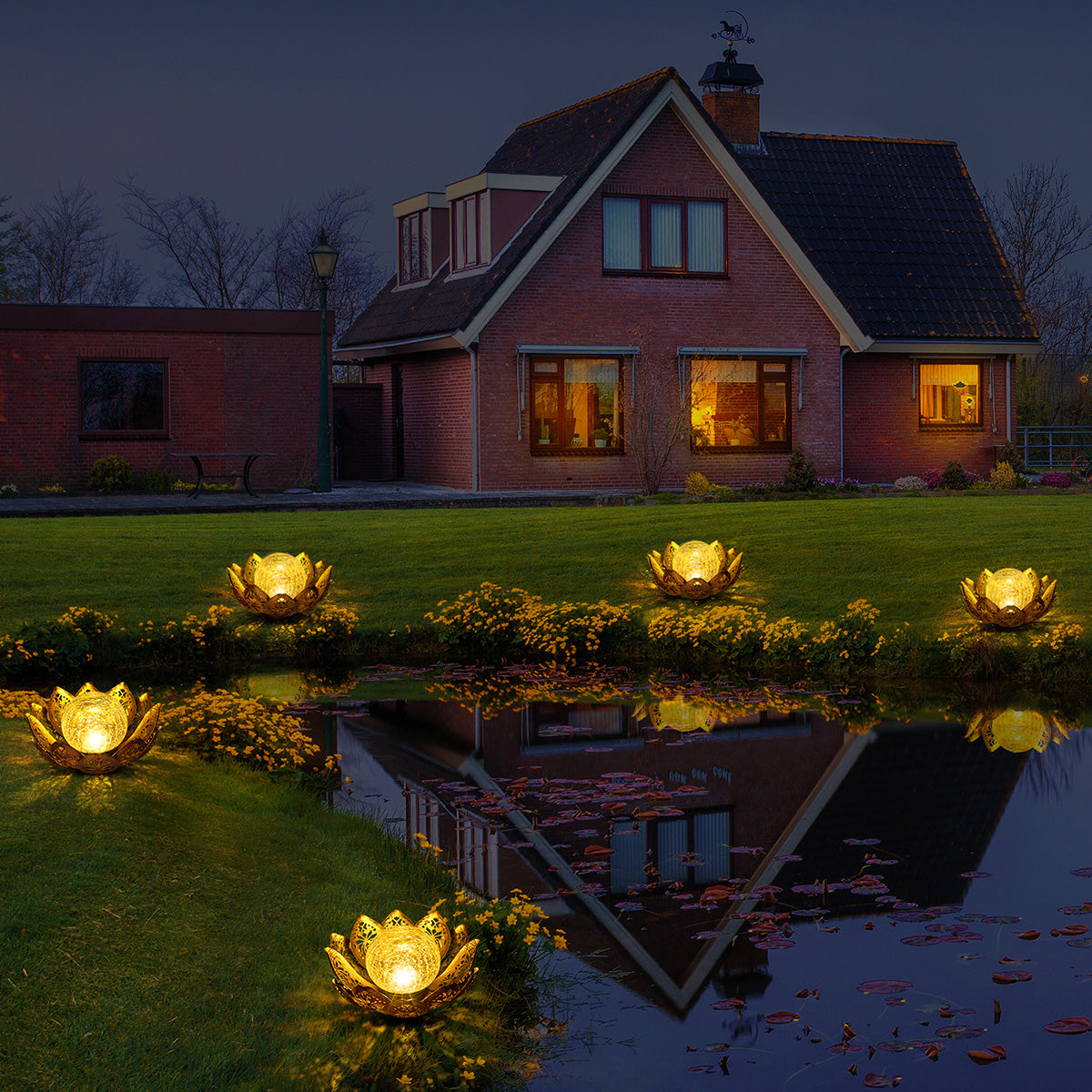 Gigalumi Solar Lotus Light Set (1 Pack)